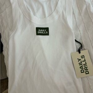 Daily Drills White Tank